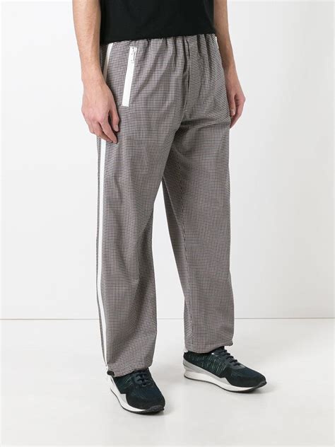 prada brown pants|prada track pants.